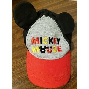 Mickey Mouse Disney Junior Ears Kids Adjustable Baseball Ball Cap Hat